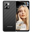 DOOGEE N50PRO 2024 Telefonos Moviles Libres Android 13, 20GB RAM+256GB ROM, Octa Core, 50MP AI Cámara, 4200mAh Batería 18W, 6,52 Pulgadas HD+, 1TB SD Smartphone Widevine L1, Huella Dactilar/GPS/WiFi