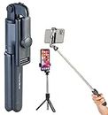 PEARL Handy Stativ: 2in1-Smartphone-Stativ & Selfie-Stick bis 68 cm, inkl. Fernauslöser (Handy Stick, Selfie Stange, Handyhalterung)