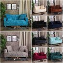 Elastic Stretch Velvet Sofa Cover Couch Loveseat Slipcover Superior Fit And
