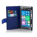 Cadorabo Custodia Libro per Nokia Lumia 1020 in Blu di PERISA - con Vani di Carte e Funzione Stand di Similpelle Fine - Portafoglio Cover Case Wallet Book Etui Protezione