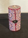 SWAZI CANDLES HAND MADE IN AFRICA BOUGIE AFRICAINE FAIT MAIN DECOR FLORAL ROUGE