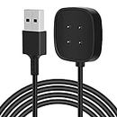 3.3Ft USB Charger Cable Compatible with Fitbit Sense Versa 3 Charger Smartwatch Magnetic Charging Power Cable