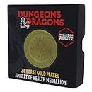 Fanattik Dungeons & Dragons - Médaille en Métal plaqué or Collector