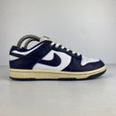 Nike Shoes Womens US 6.5 EU 37.5 Blue White Dunk Low Vintage Leather Sneakers