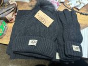 Juego de sombrero y bufanda gorro de invierno UGG nuevo con etiquetas *4 colores a elección del comprador* envío gratuito