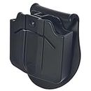 Orpaz Defense Tactical Adjustable 360 Rotation Retention Double Magazine Pouch Paddle Holster for Steel mags fits CZ/Walther P88 - P99 Walther PPQ M1 M2 /SIG SAUER 226-229 /S&W- GNUM- M&P 9-40 -357