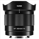 Viltrox 20mm F2.8 Wide-Angle Auto Focus Lens, Compatible with Full-Frame Sony E-Mount Mirrorless Cameras Alpha a7 a7II a7III a7R a7RII a7RIII a7RIV a7S a7SII a9 a7C