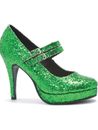 Ellie Shoes E-421-Jane-G 4" Double Strap Glitter Women's Mary Jane.
