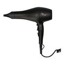 JVD Riviera hairdryer, AC motor, trigger switch, ionic, straight 2m cord, Frizz free Hair with advanced Ionic care for Salon like Styling, Matt BlacK