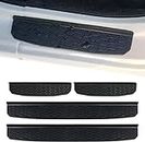 Helovmine Door Sill Guards Kit for 2018-2019 Wrangler JL JLU & 2020 Gladiator JT, 4 Door Scuff Plate Panel Step Protector Cover, Exterior Accessories