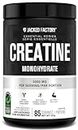Jacked Factory Creatine Monohydrate Powder 425g - Creatine Supplement for Increased Muscle Mass*, Improved Strength, Power, & Performance** - 85 Servings, Unflavored