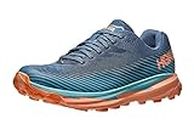 HOKA Women's Torrent 2, Trail-Running Shoes, Blue (RealTeal/Cantaloupe RTCN), 5 UK