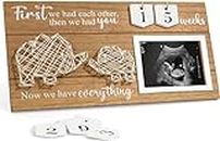 Ultrasound Picture Frame With Baby Countdown Weeks, Mother’s Day Gift,Elephant Sonogram Picture Frame Coming Soon Baby Announcement Expecting Parents To Be Pregnant Gifts For First Time Mom Baby Gender Reveal Idea