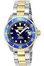 Invicta Pro Diver Stainless Steel Men's Automatic Watch, Two tone / Blue - 40mm