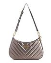 GUESS Jania Top Zip Shoulder Bag, Pewter, One Size