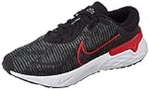 Nike Mens Renew Run 4 Black/University RED-Iron Grey-White Running Shoe - 9 UK (DR2677-003)