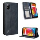 For Boost Mobile Bounce 4G Magnetic Buckle Retro Texture Leather Phone Case