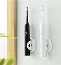 Soporte para cepillo de dientes eléctrico (2 piezas) Soporte simple para cepillo de dientes eléctrico montado en la pared para la mayoría de cepillos de dientes eléctricos, cepillo de dientes de