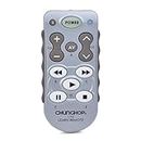 Audio & Video Accessories CHUNGHOP L102 Universal Single 11-Key Learning IR Remote Control - Silver + White (2 x AAA)