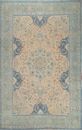 Vintage Traditional Handmade Floral Muted Rug 9x12 Wool for Living Room