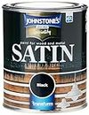 Johnstone's 307961 Satin Black, 750 ml
