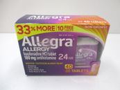 Allegra Adult 24HR Non-Drowsy Allergy Symptom Relief 07/2025 - 40 Tablets 