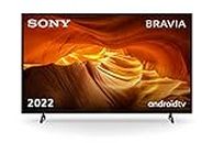 Sony Bravia TV - KD-50X72K: 50 Pouces, TV 4K Ultra HD, LCD, HDR, Smart TV, Modèle 2022, Noir, 50" (Classe énergétique G)