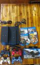 Sony PlayStation 4 2TB Console - Black, 4 Controllers, Games, and More