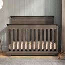Child Craft Redmond 4-in-1 Convertible Crib Wood in Gray | 45 H x 30.25 W in | Wayfair F32801.48