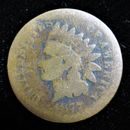 1877 Indianer Kopf Penny Jahrhundert Schlüssel Datum