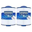 Cryspool Spa Filter Compatible with 7CH-322, PAS35-F2M, FC-0420, 100520, 3301-2109, Artesian Spas hot tub Filter, 32 sq.ft., 2 Pack