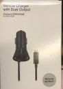 New Verizon Vehicle Car Charger w/LED Light & Dual Output  for Micro USB 3.4 Amp