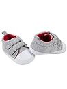 Gerber Unisex Baby Sneakers Crib Shoes Newborn Infant Toddler Neutral Boy Girl Grey Neutral 0-3 Months