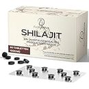 Shilajit Tabletten Himalaya Harz Alternative - 30.000 mg, 60 Tabletten, Reich an Fulvinsäure, mit 85+ Mineralien & Fulvinsäure, Leichter einzunehmen als Shilajit Harz (Packung von 1)