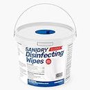 Rosmar SaniDry Disinfecting Wipes, 300 Count, Fresh Scent, White, Nonabrasive, Multi-Surface Cleaning Wipes, for Use in He...
