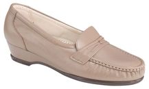 SAS Easier Women's Mocha Tan Leather Loafers Shoes  10 N Narrow Width