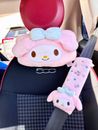 Car MY MELODY Pillow Driving Car Seat Headrest Pillow with SEATBELT COVER