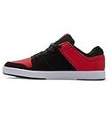 DC Shoes Homme Cure Chaussure de Skate, Noir, Rouge, Noir, 38 EU
