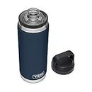 YETI Rambler 26 oz Bottle, Vacuum Insulated, Stainless Steel with Chug Cap, Navy