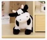 lindo juguete de peluche de vaca de la vida real relleno encantador dibujo muñeca vaca regalo unos 30 cm