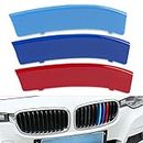 MACARLON M-Colored Stripe Grille Insert Trims Compatible with 2013-2018 BMW F30 3 Series 316i 318i 320i 328d 335i 340i Kidney Grill with 11-Slat (Not Fit 8-Slat)