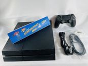 Sony PlayStation 4 (PS4) - 500 GB - Jet Black Konsole, Controller-Kabel KOSTENLOSES GESCHENK