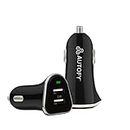 Autofy 24W Car Mobile Charger Quick Charge Dual Port USB Fast Car Charger Compatible with All Smartphones Tablets Smart Watches [Model Name: Flare-I; 24W]