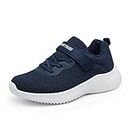 DREAM PAIRS Boys Girls Breathable Tennis Running Shoes Athletic Sport Sneakers Dark Blue Size 1 Little Kid Krider-1