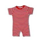 TrueYarn 100% Cotton Rompers for Baby Boy & Baby Girl - Super Soft New Born Baby Clothes - Baby Boy Dress - Half Play Jumpsuit - Size 9-12 months