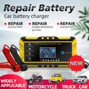 US 8-Amp Car Battery Charger, 12V and 24V Smart Fully Automatic Battery Charger