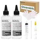 GreenArk printhead Cleaning kit Nozzle Cleaner 100ml*2 printhead Cleaner use for All Inkjet Printer of HP/Brother/Epson/Canon(2 Pack)