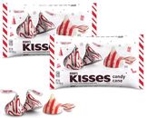 Hershey's Kisses (2-BAGS) Candy Cane - Mint Candy w Stripes & Candy Bits - 18 oz