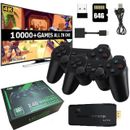 Video Game Console Built-in 10000 Games For PS1/FC/GBA Wireless Controller TV