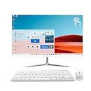 SIUGHVA All-in-One Desktop Computer, 22" FHD Touchscreen N5095 8GB RAM, 512GB SSD, Quad-Core 11, Wired Keyboard & Mouse, RGB Speaker, (N5095-8G-512G)